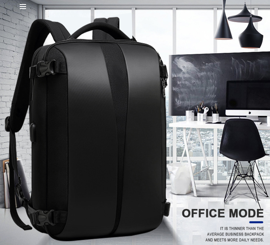 Wasserdichter Anti-Diebstahl Rucksack mit USB-Ladeanschluss – Bild 4 | LuxeStyle