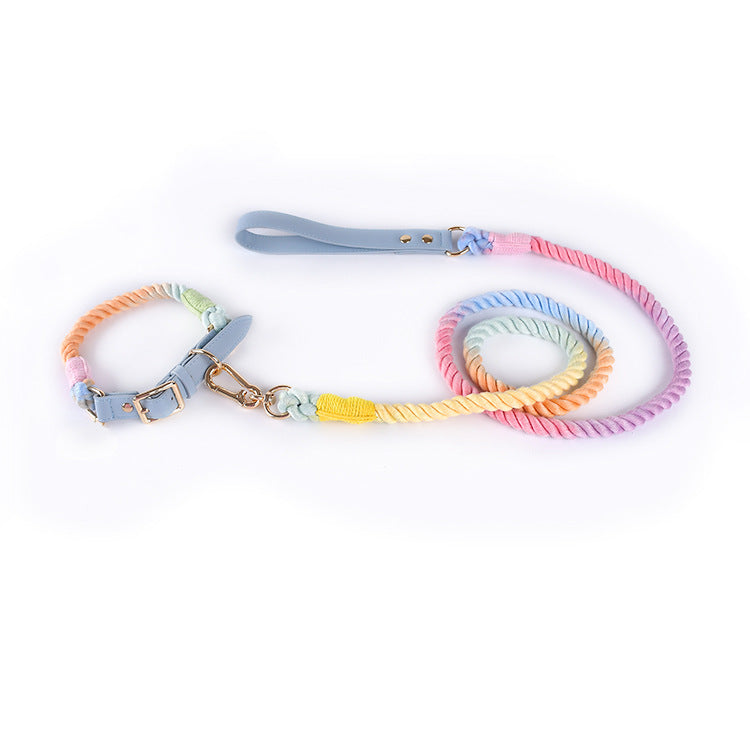 Halsband-Set mit Baumwollseil und Leder – Bild 20 | LuxeStyle