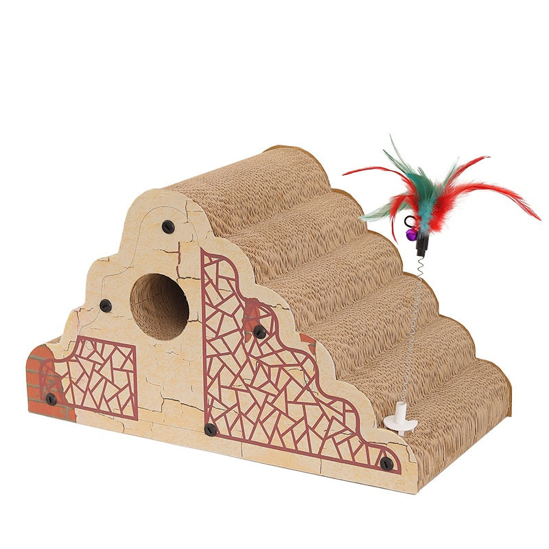 Kratzbaum aus Wellpappe für Hunde & Katzen