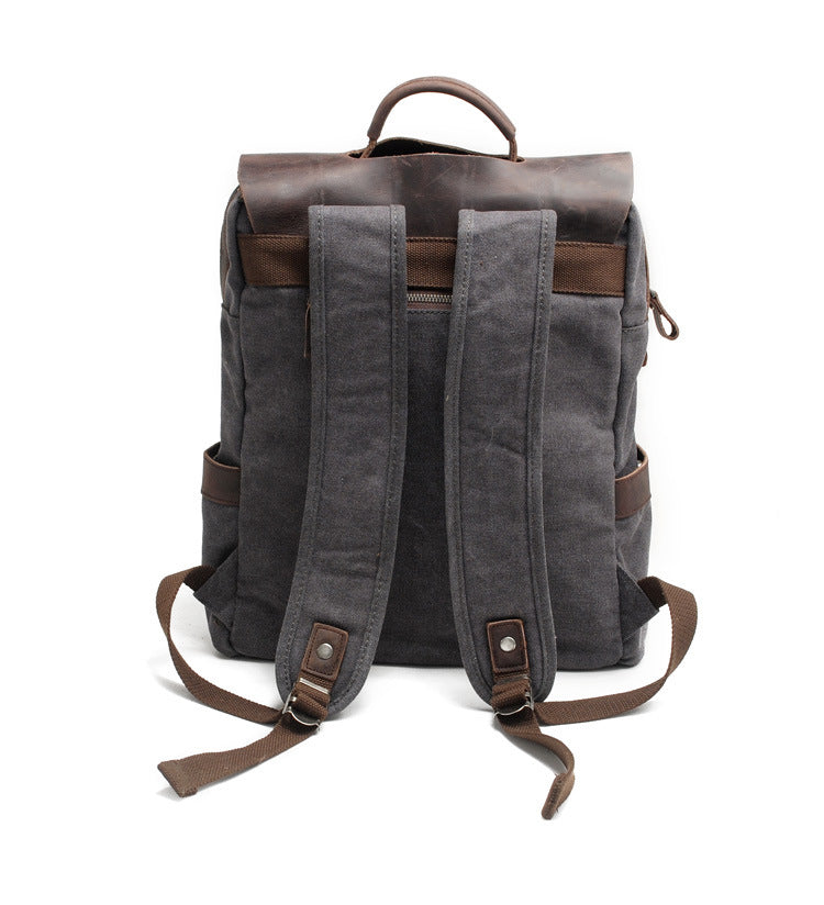Vintage Canvas Rucksack – Bild 4 | LuxeStyle