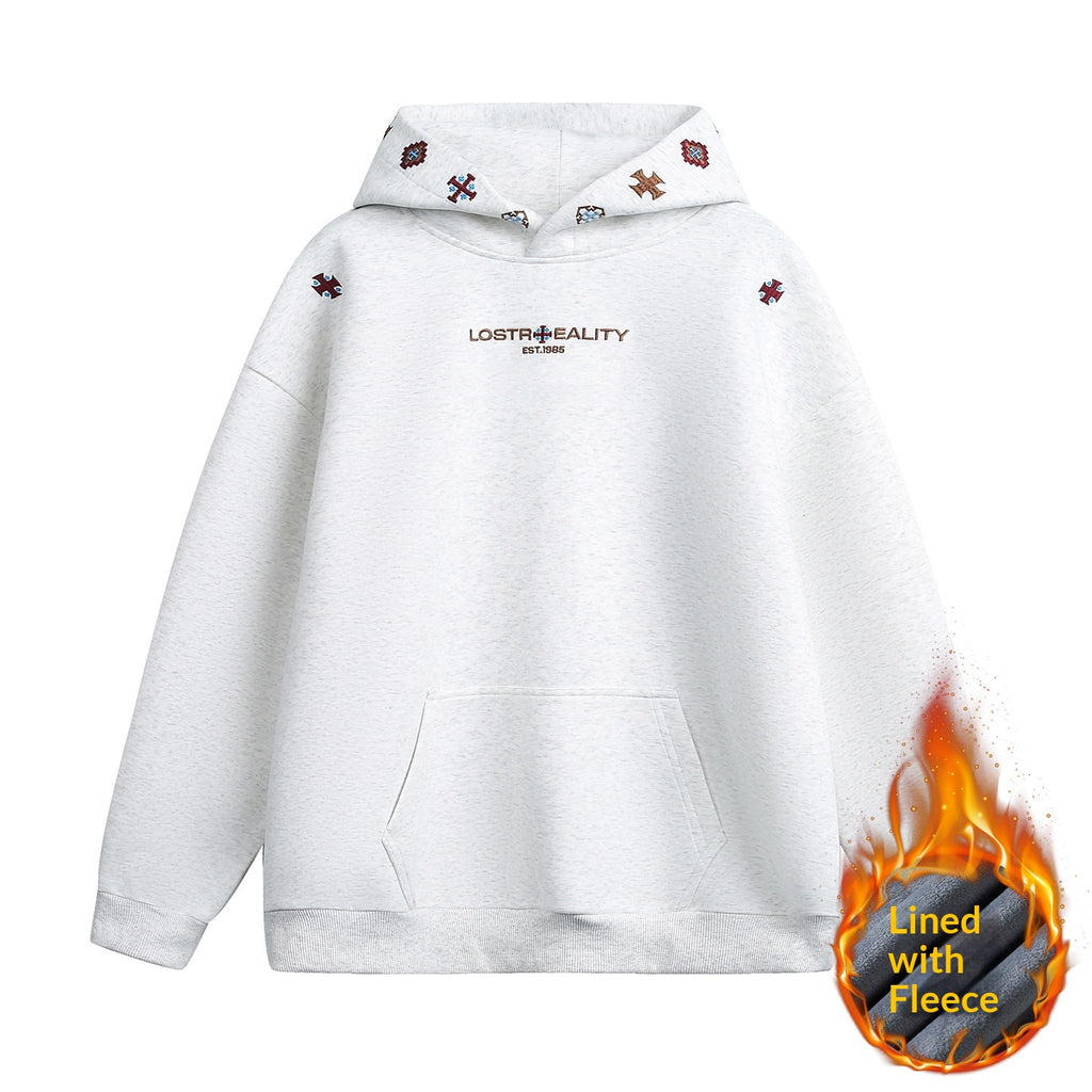 Ethnischer Hoodie mit Stickerei