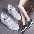 Damen Sneaker mit Mesh und verstecktem Absatz