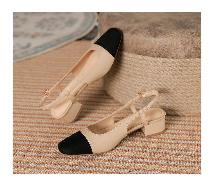 Chunky Heel French Style Damenschuhe – Bild 16 | LuxeStyle