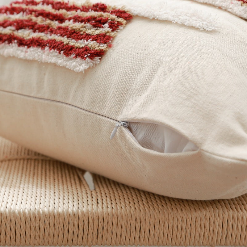 Bestickter Kissenbezug aus Baumwoll-Canvas – Bild 1 | LuxeStyle