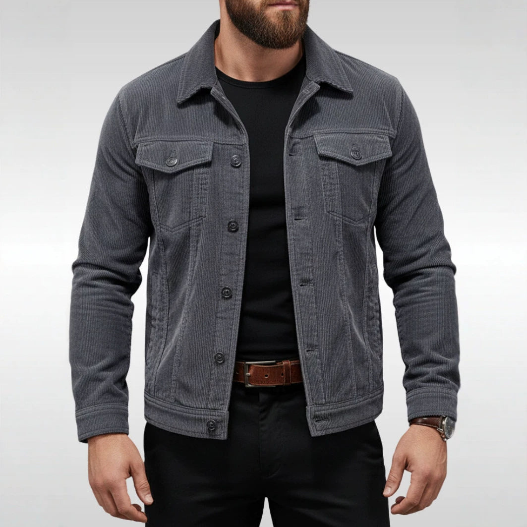 Herren-Cordjacke im Workwear-Stil