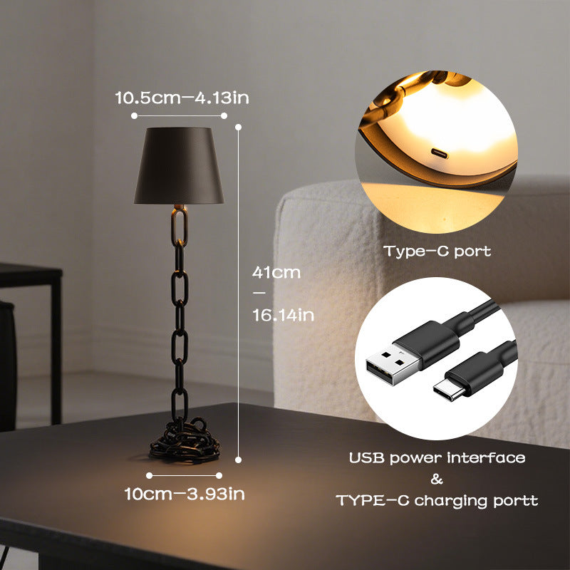 Minimalistische Nachttischlampe mit Touch‑Steuerung | LuxeStyle