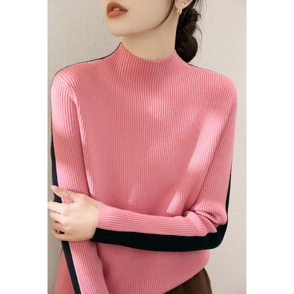 Wollpullover Rollkragen Reversible – Ansicht 7