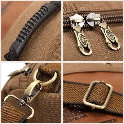 Canvas Rucksack für Reisen und Bergtouren – Bild 11 | LuxeStyle