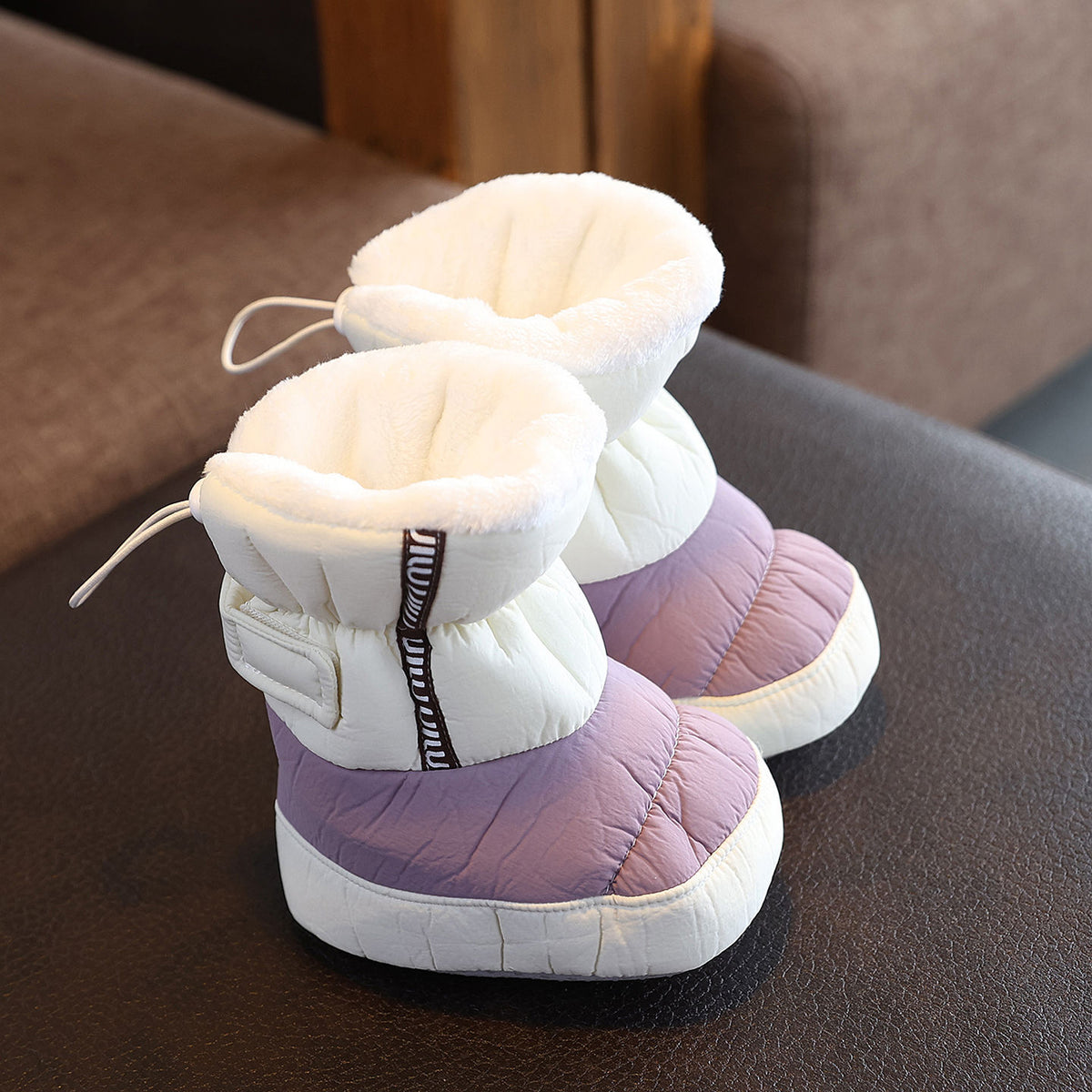 Baby Baumwollschuhe mit Plüschfutter – Bild 8 | LuxeStyle