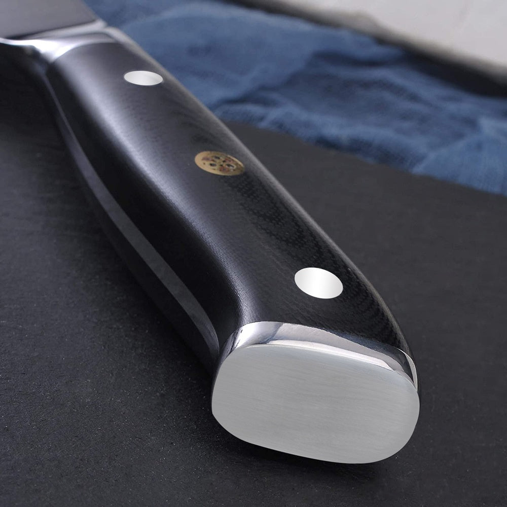 Damast Kochmesser für Fleisch & Gemüse – Ansicht 7