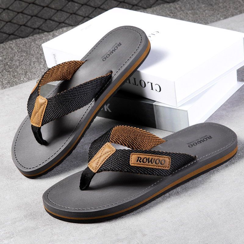 Herren-Strandsandalen mit Stoffriemen