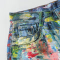 Herrenjeans Retro-Industriedesign Weit geschnitten Frühling