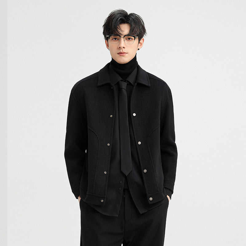 Herren Wolljacke Zweireiher