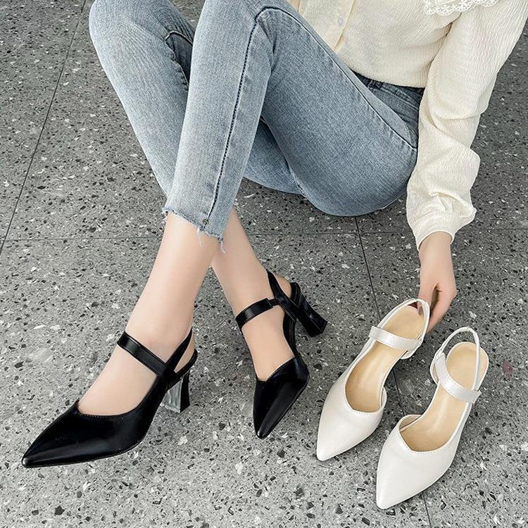 Elegante Chunky-Heel-Sandalen mit Knöchelriemen