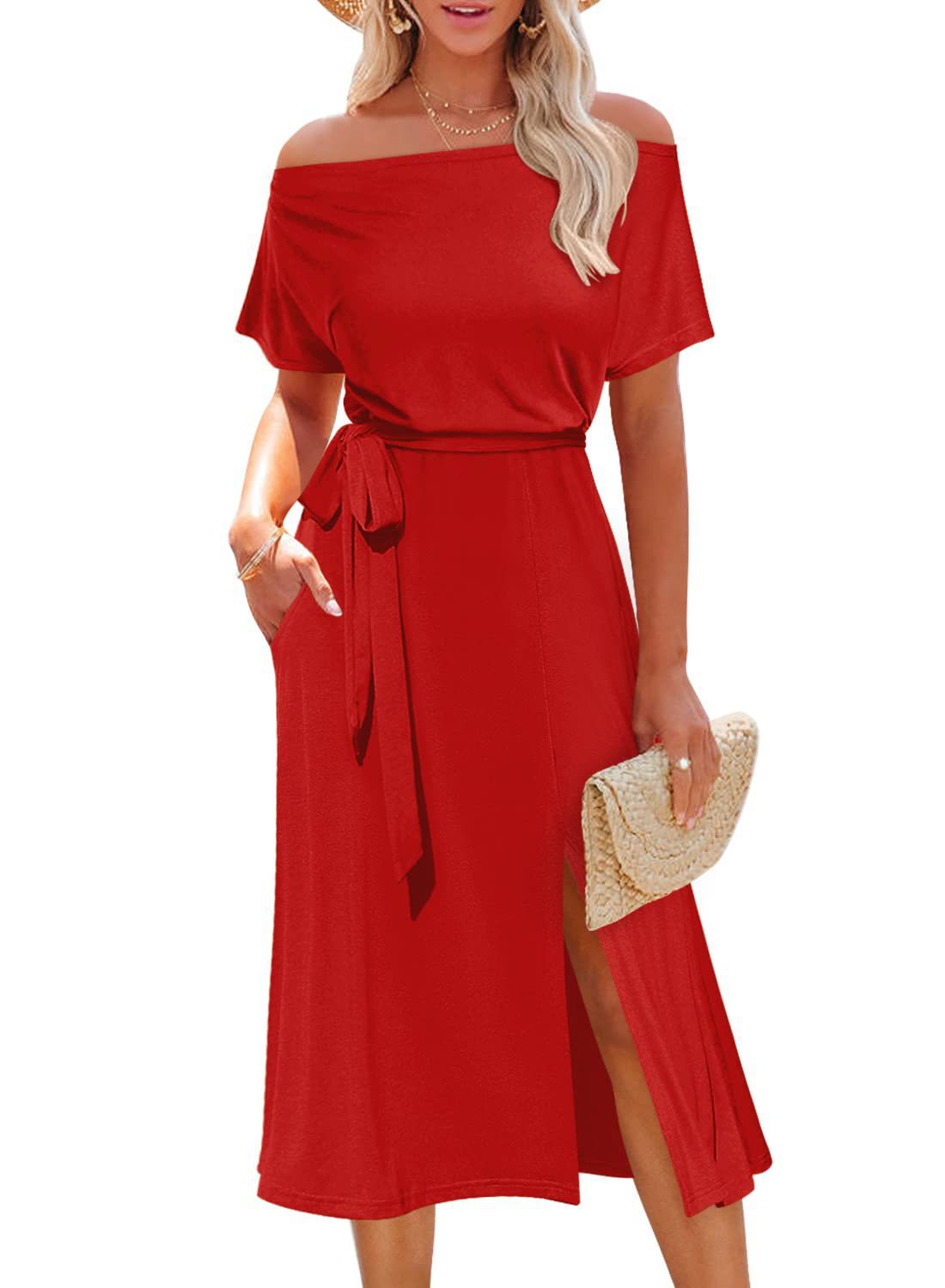 Elegantes Off-Shoulder Sommerkleid – Bild 7 | LuxeStyle