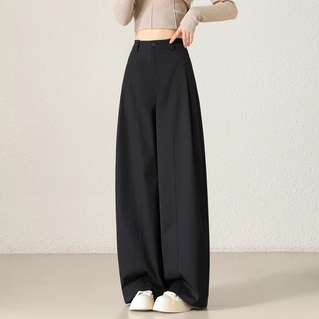 Weite Damenhosen mit Stretch