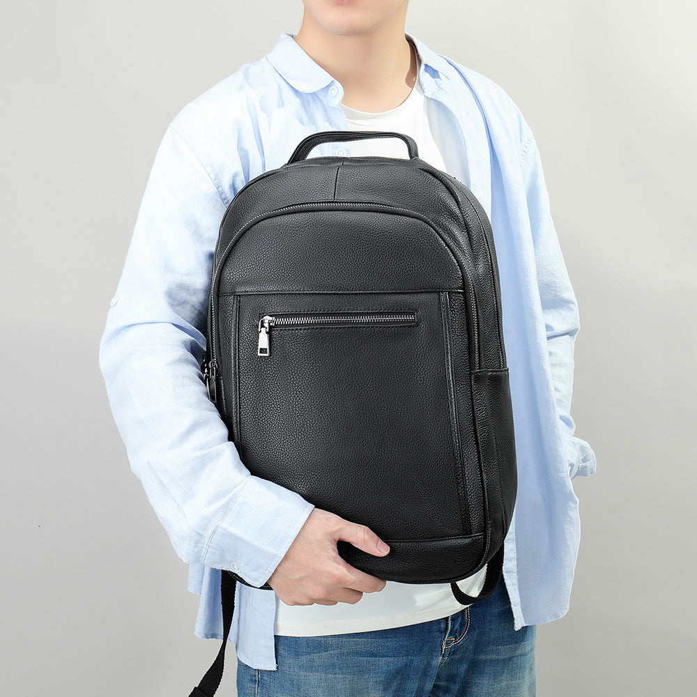 Rindsleder-Rucksack für Herren – Bild 6 | LuxeStyle