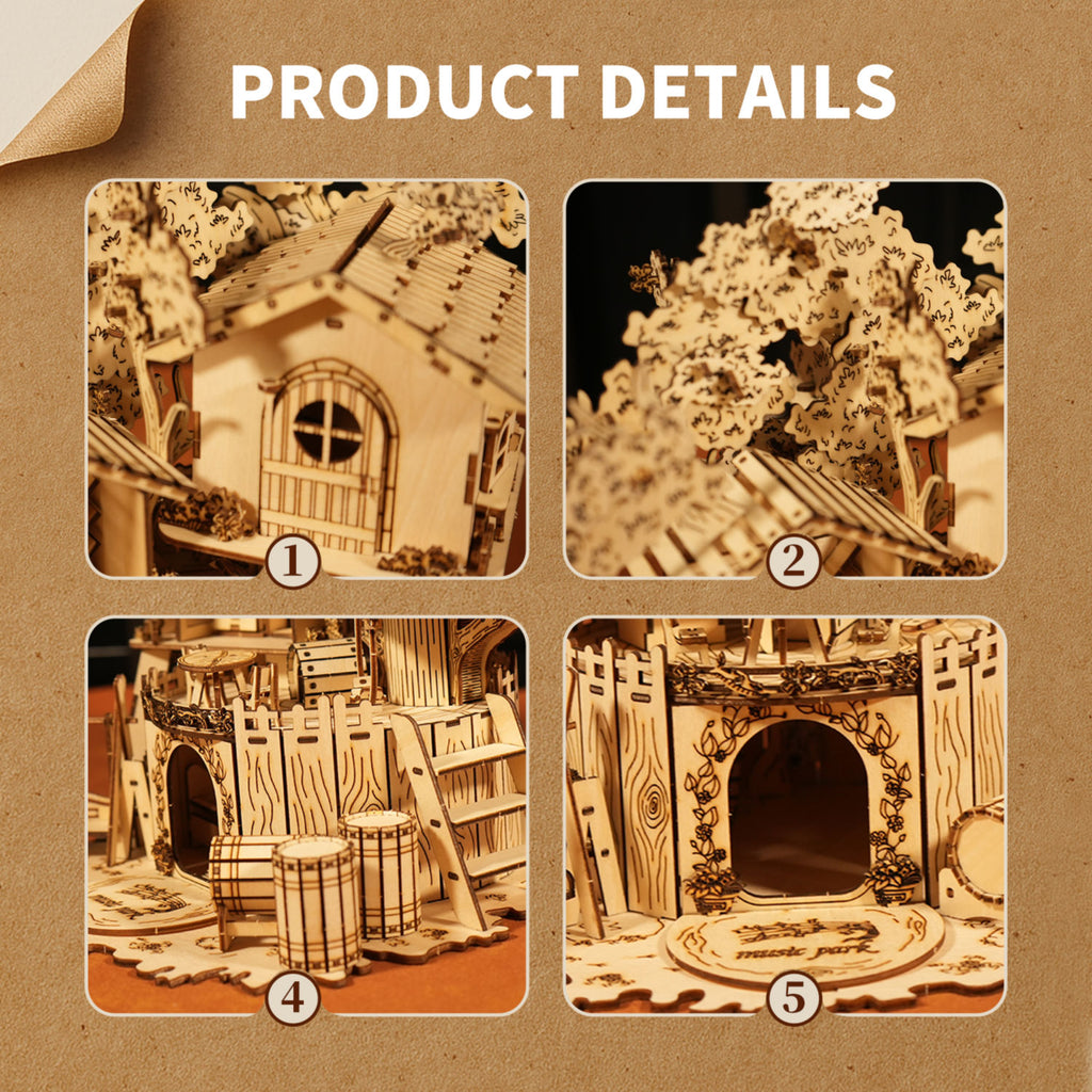 3D Holzpuzzle Baumhaus