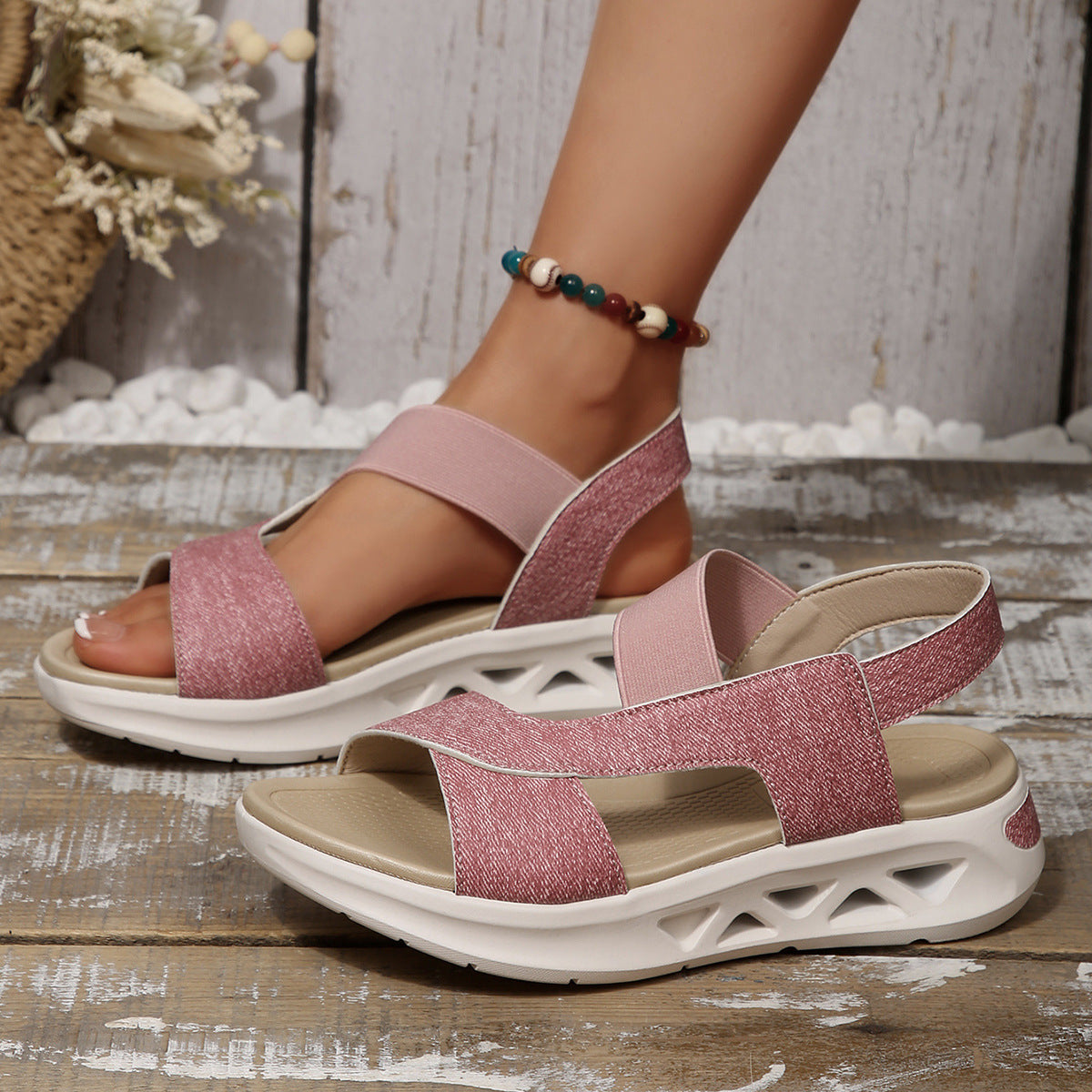 Beachschuhe mit weitem Schaft – Bild 2 | LuxeStyle