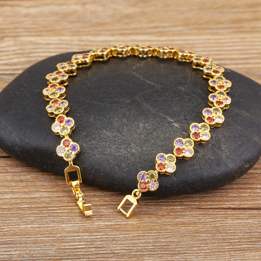 Glücks-Kleeblatt Armband für Frauen – Bild 8 | LuxeStyle