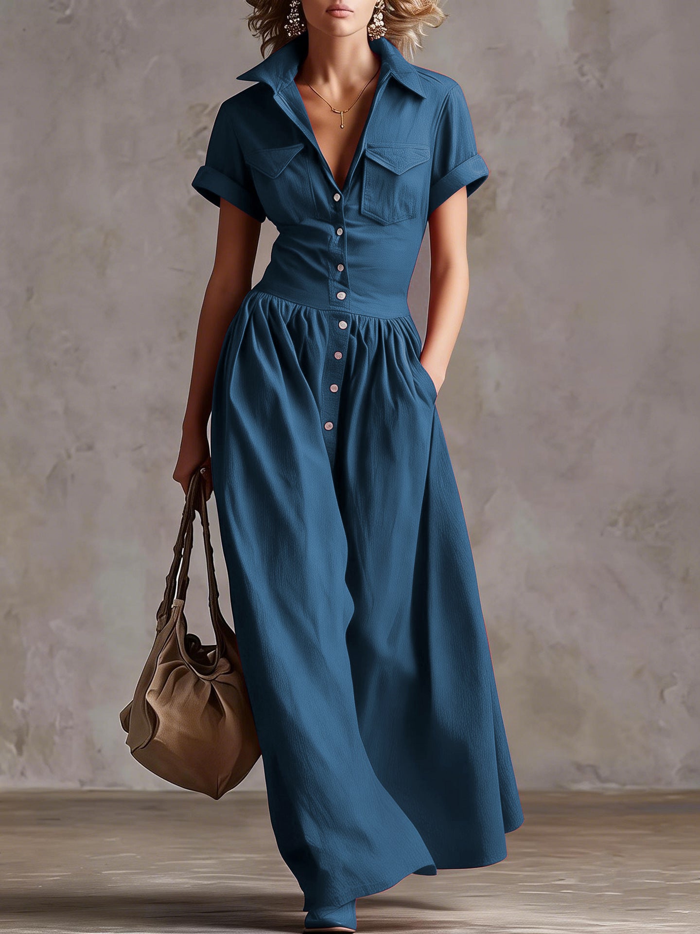 Sommerkleid «Savanna» – Western-Style Midi