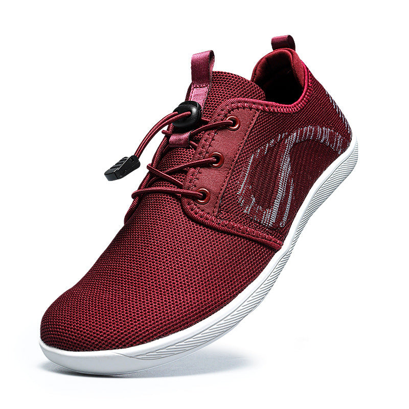 Breite Sneaker in Schwarz, Burgund oder Weiss – Bild 2 | LuxeStyle