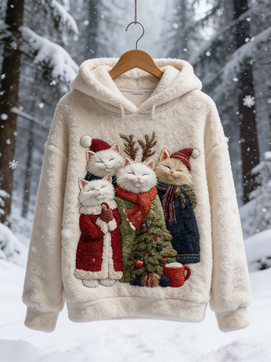Damen Weihnachts-Hoodie