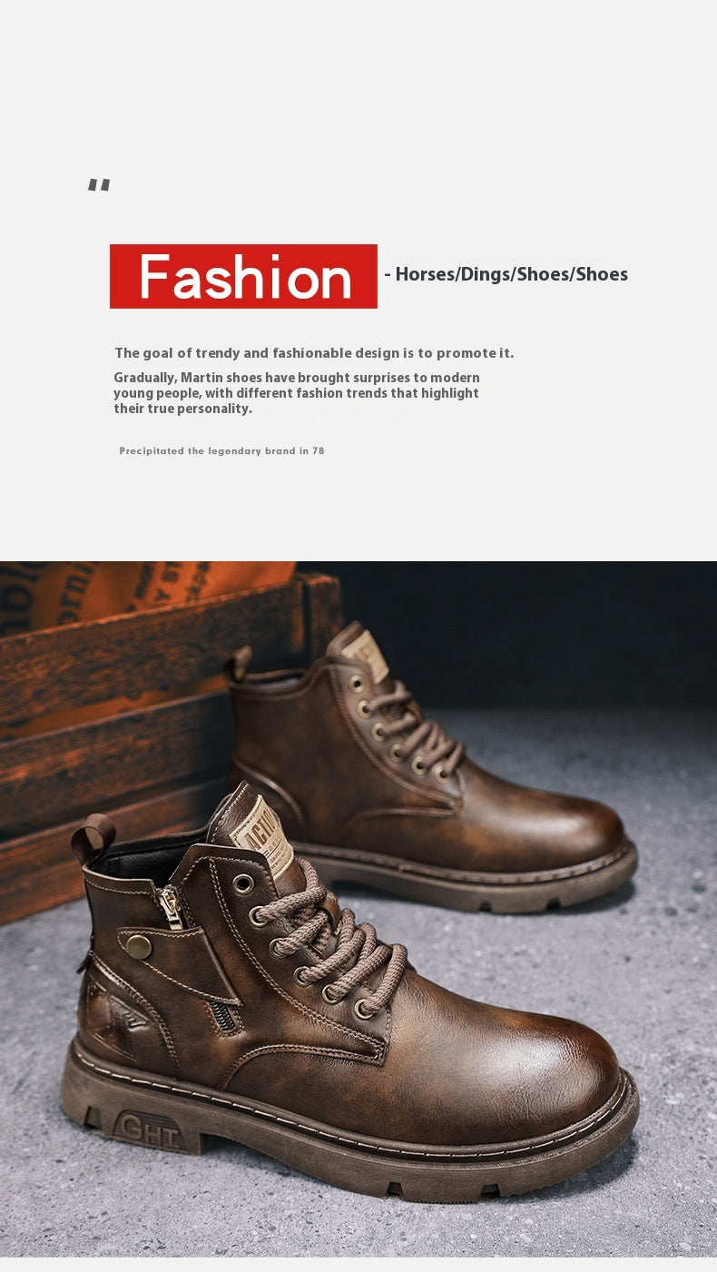 Retro Britische Martin Boots für Herren