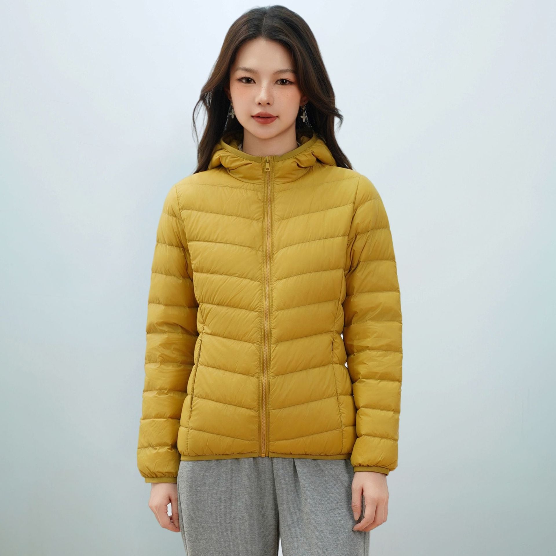 Leichte Daunenjacke für Herbst und Winter
