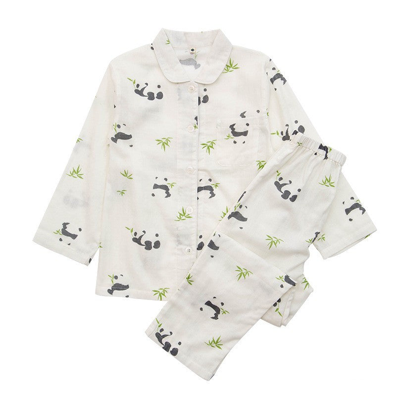 Niedliches Pyjama-Set aus Baumwollgaze für Kinder – Bild 1 | LuxeStyle