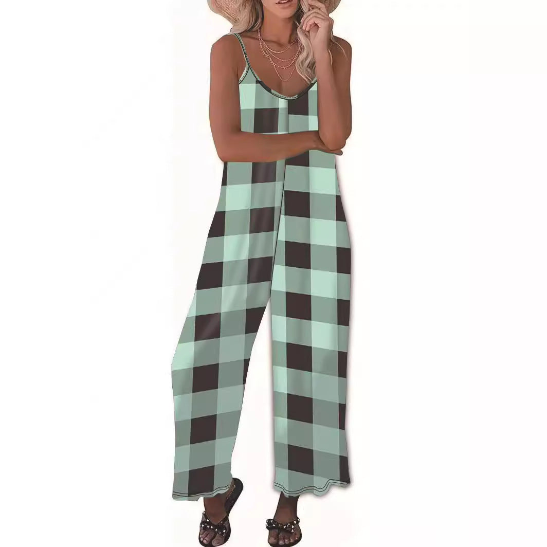 Lässiger Jumpsuit mit Spaghettiträgern