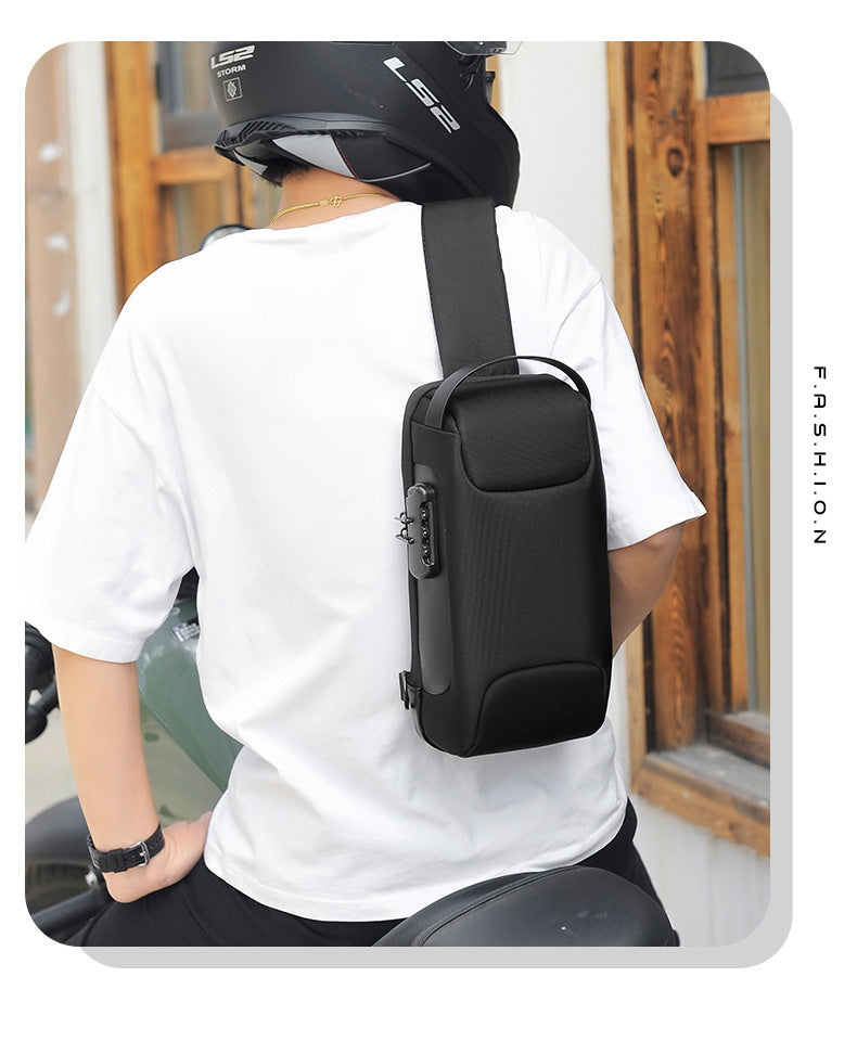 Motorrad Herren-Brusttasche aus Oxford-Stoff