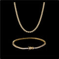 Herrenarmband mit Zirkonia, 3mm | LuxeStyle