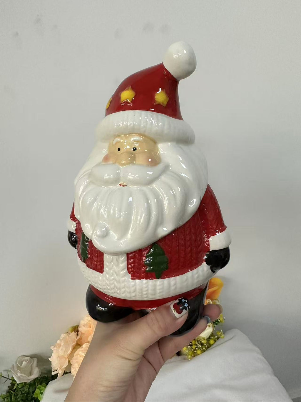 Keramik Weihnachtsmann Spardose | LuxeStyle