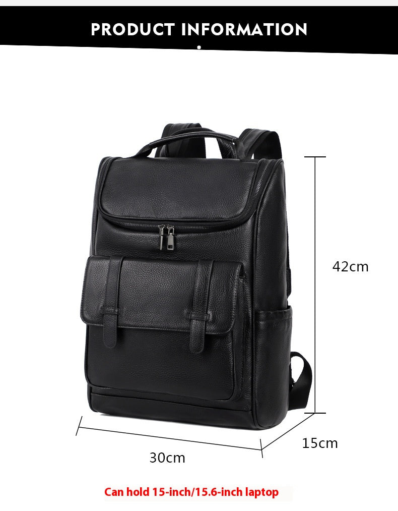 Echtleder Rucksack mit 36-55 L – Bild 3 | LuxeStyle