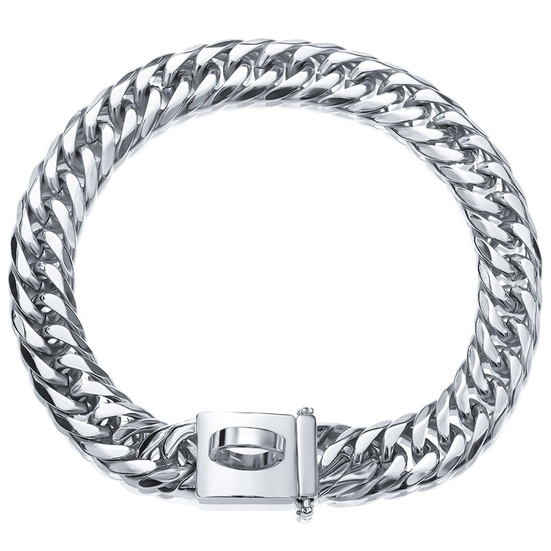 Halskette für Hunde aus Titanstahl, 16mm – Bild 3 | LuxeStyle