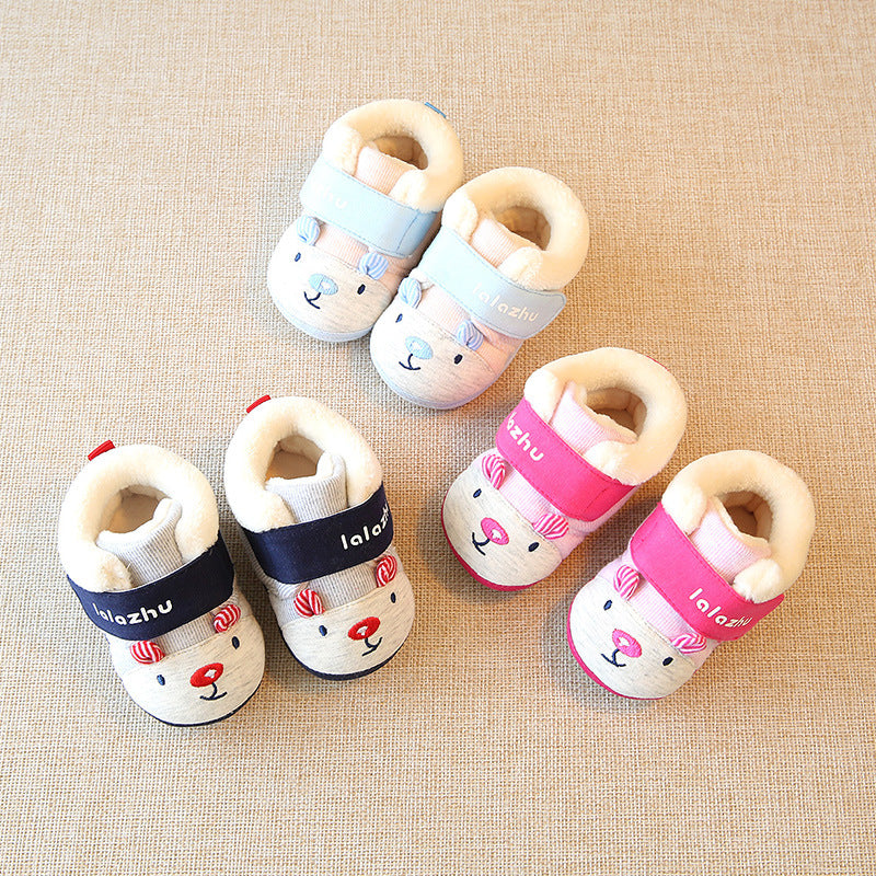 Babyschuhe aus Baumwolle – neutral, Herbst/Winter – Bild 6 | LuxeStyle