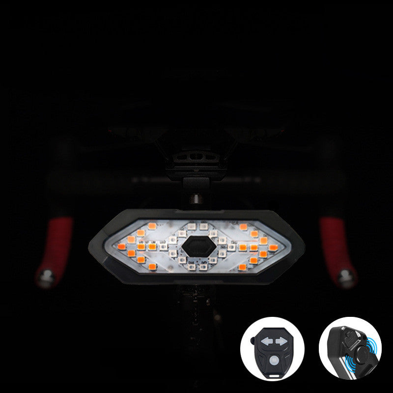 USB-Ladefähiges Rücklicht mit Blinker & Hupe