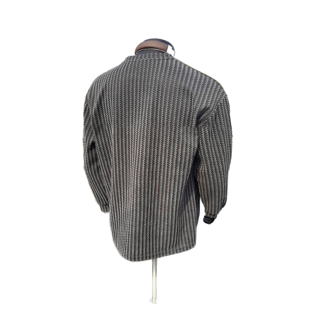 Herren Hoodie mit Letter-Print – Grau