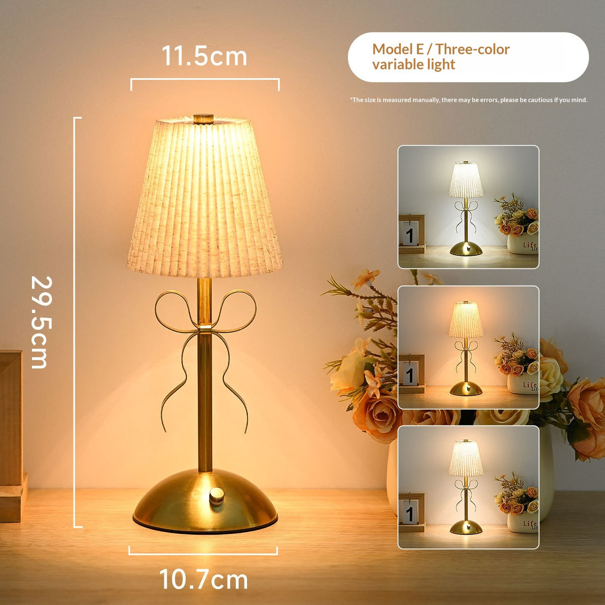 Nordische Tischlampe mit USB‑Ladefunktion – Bild 11 | LuxeStyle