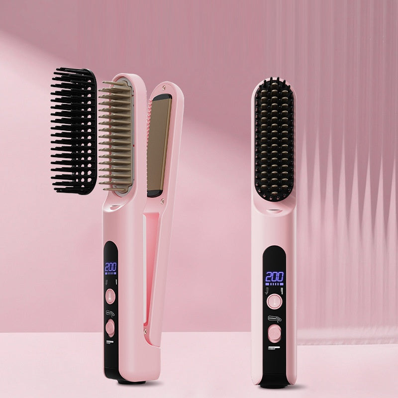 2-in-1 Mini Glätteisen für Pony & kurze Haare