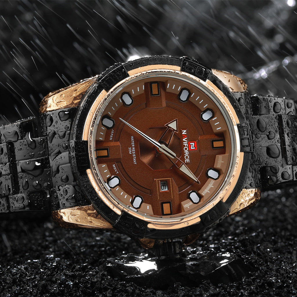 Lingxiang Quarzuhr mit Mineralglas | LuxeStyle