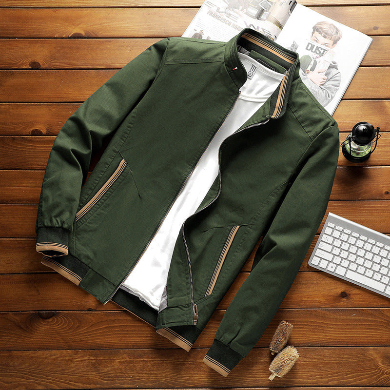 Stehkragen-Freizeitjacke für Herren – Bild 6 | LuxeStyle