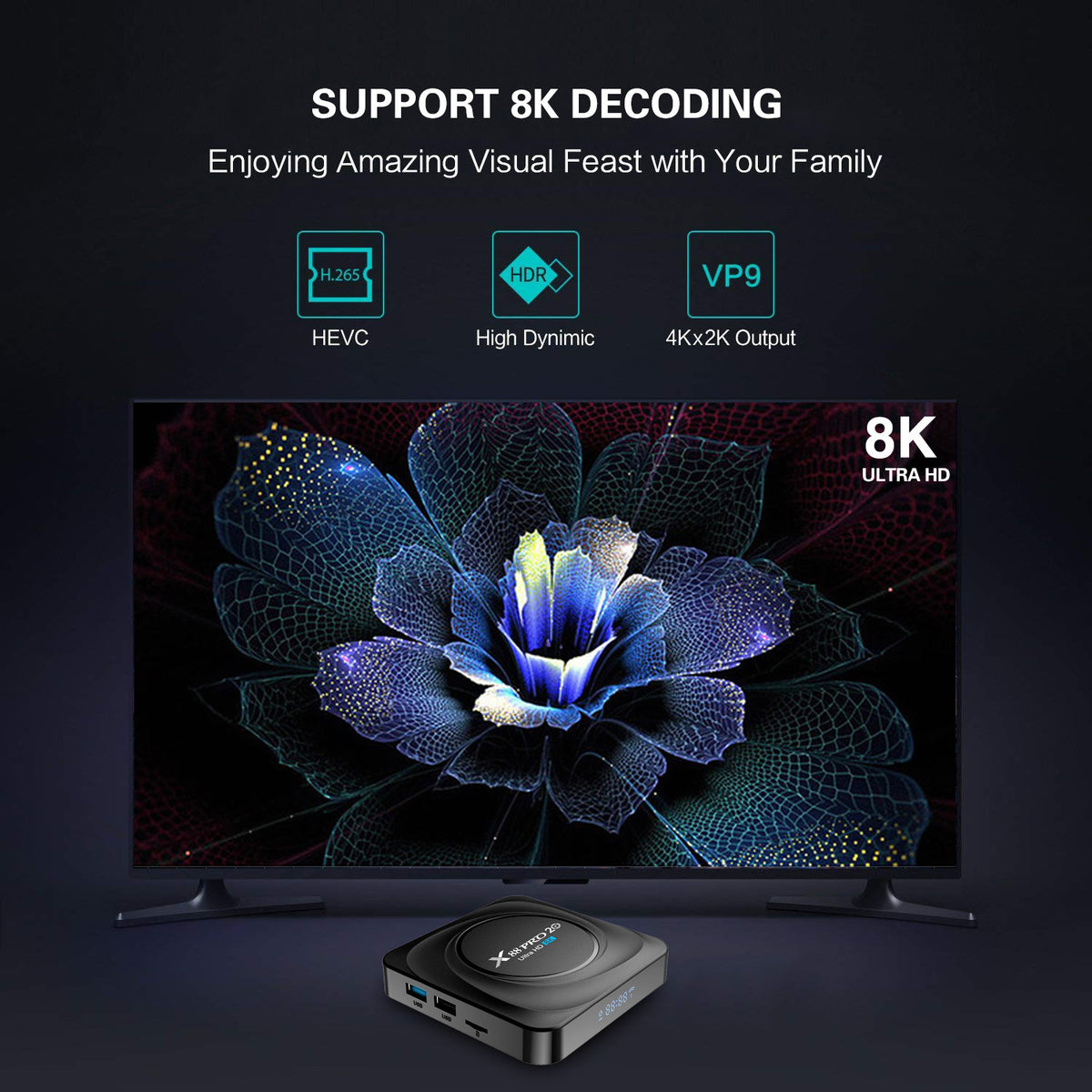 Android 11.0 Dual-Band WiFi TV Box – Bild 2 | LuxeStyle