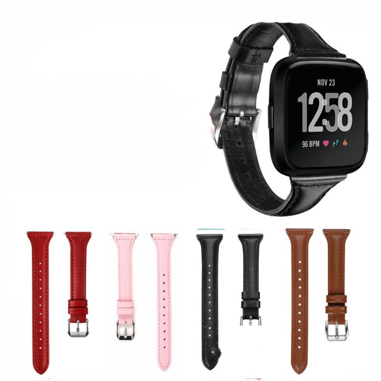 T-förmiges Lederarmband für Smartwatch – Ansicht 4