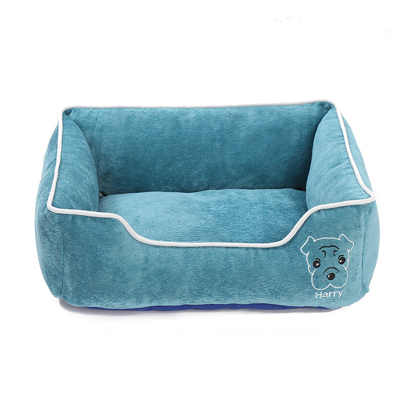 Kuscheliges Cord-Hundebett
