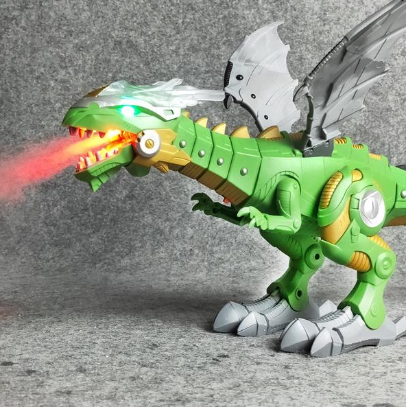 Intelligenter Roboter-Dinosaurier mit Sprühfunktion
