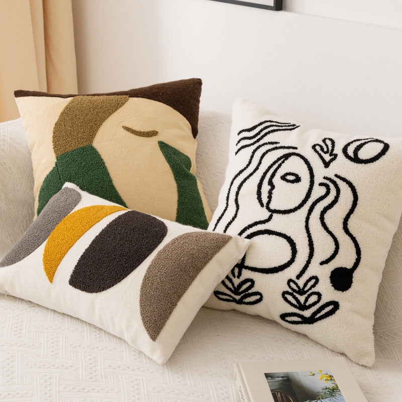 Abstrakter Baumwoll-Kissenbezug fürs Sofa