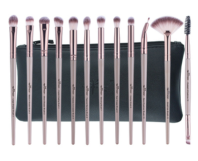 12-teiliges Make-up Pinselset für Augen & Gesicht – Bild 3 | LuxeStyle