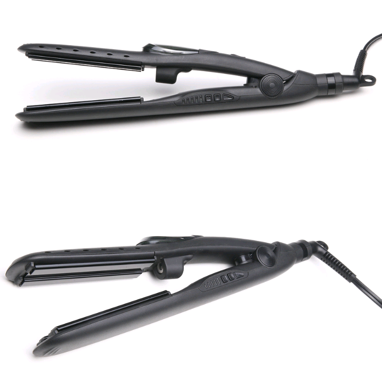 2-in-1 Dampf-Haarglätter mit Turmalin-Keramik